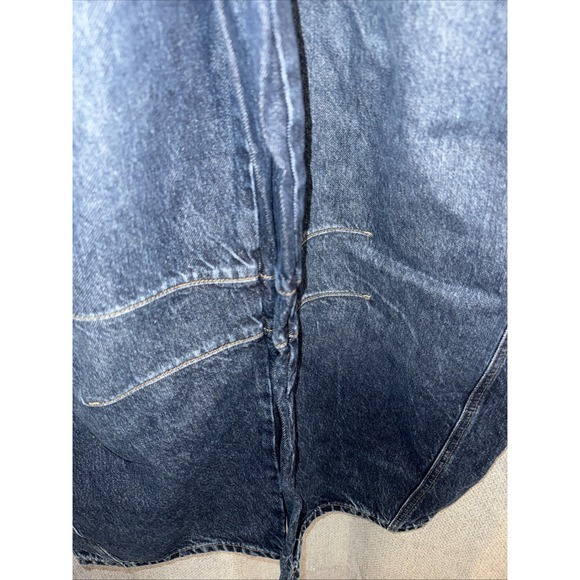 Free People We The Free Good Luck Barrel Overalls Women's Size Medium NEW - Picture 4 of 10